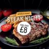 Clarys Monday Steak Night £8